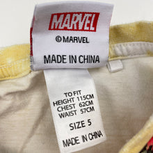Load image into Gallery viewer, Boys MARVEL, cotton tee / top (wash fade), FUC, size 5,  