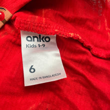 Load image into Gallery viewer, Unisex Anko, cotton Christmas tee / top, GUC, size 6,  