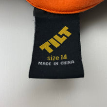 Load image into Gallery viewer, Boys TILT, fleece-lined zip hoodie sweater, skateboard, FUC, size 14,  