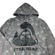 Load image into Gallery viewer, Boys STAR WARS, Darth Vader fleece-lined zip hoodie sweater, EUC, size 14,  