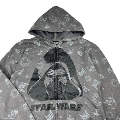 Boys STAR WARS, Darth Vader fleece-lined zip hoodie sweater, EUC, size 14,  