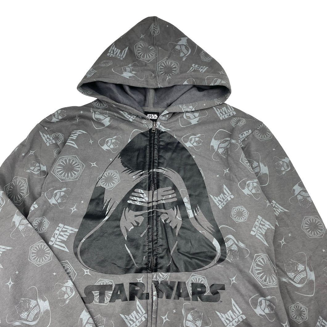 Boys STAR WARS, Darth Vader fleece-lined zip hoodie sweater, EUC, size 14,  