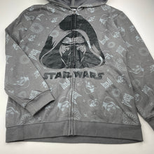 Load image into Gallery viewer, Boys STAR WARS, Darth Vader fleece-lined zip hoodie sweater, EUC, size 14,  