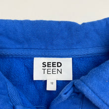 Load image into Gallery viewer, Girls Seed, blue fleece-lined sweater / jumper, GUC, size 12,  