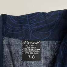 Load image into Gallery viewer, Boys Favant Hawaii, cotton short sleeve shirt, surfboards, EUC, size 7-8,  