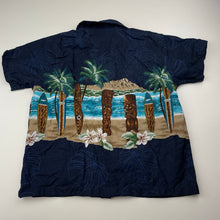 Load image into Gallery viewer, Boys Favant Hawaii, cotton short sleeve shirt, surfboards, EUC, size 7-8,  