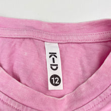 Load image into Gallery viewer, Girls Kids &amp; Co, pink cotton tee / top, GUC, size 12,  