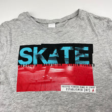 Load image into Gallery viewer, Boys Target, grey marle tee / top, skate, EUC, size 14,  