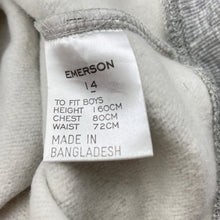 Load image into Gallery viewer, Boys Emerson Jnr, grey marle fleece-lined sweater, EUC, size 14,  