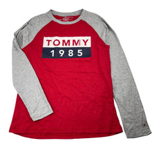 Load image into Gallery viewer, Boys TOMMY HILFIGER, cotton long sleeve tee / top, EUC, size 12-14,  