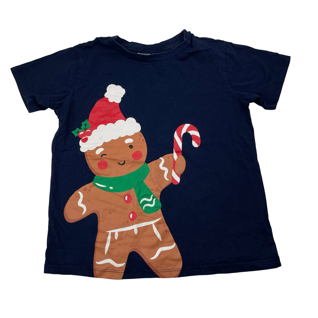 Unisex Anko, cotton Christmas pyjama tee / top, FUC, size 6,  