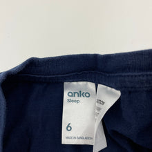 Load image into Gallery viewer, Unisex Anko, cotton Christmas pyjama tee / top, FUC, size 6,  