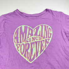 Load image into Gallery viewer, Girls Anko, purple cotton tee / top, GUC, size 10,  