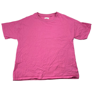 Girls NEXT, pink cotton tee / top, EUC, size 8,  