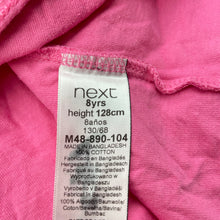 Load image into Gallery viewer, Girls NEXT, pink cotton tee / top, EUC, size 8,  