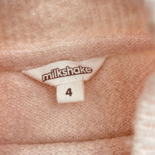 Load image into Gallery viewer, Girls Milkshake, stretchy sweater / jumper, flowers, GUC, size 4,  