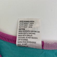 Load image into Gallery viewer, Girls Neon, cotton pyjama tee / top, FUC, size 10,  