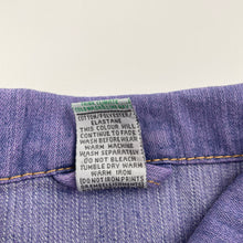 Load image into Gallery viewer, Girls Target, purple stretch denim jacket, GUC, size 10,  