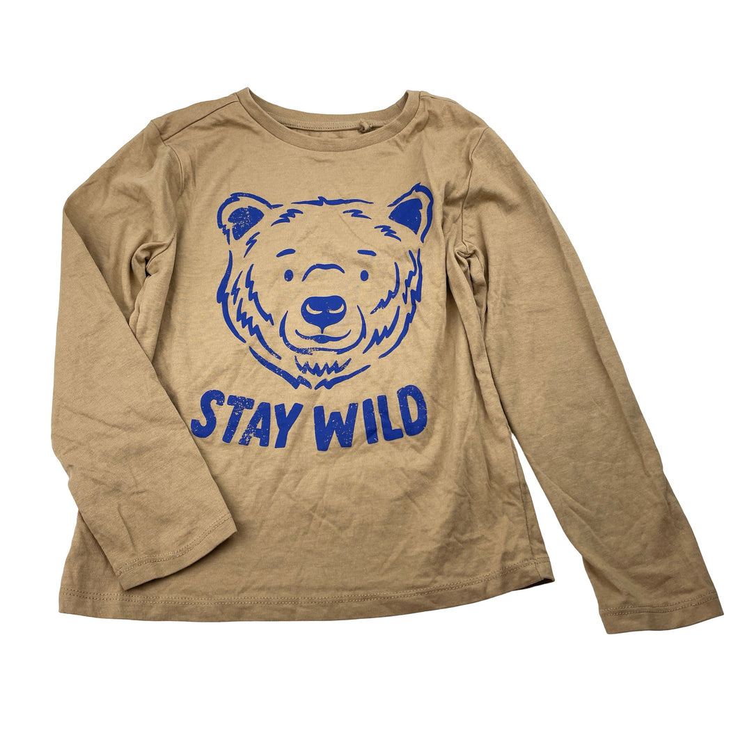 Boys Anko, cotton long sleeve tee / top, EUC, size 5,  