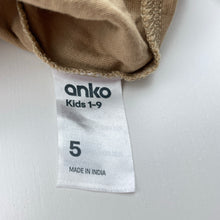 Load image into Gallery viewer, Boys Anko, cotton long sleeve tee / top, EUC, size 5,  