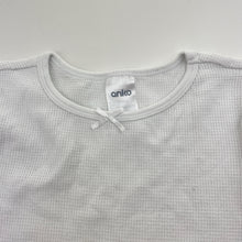 Load image into Gallery viewer, Girls Anko, waffle cotton pyjama top, GUC, size 4-6,  