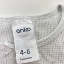 Load image into Gallery viewer, Girls Anko, waffle cotton pyjama top, GUC, size 4-6,  