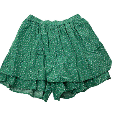 Girls UNIQLO, lightweight floral shorts / skort, adjustable, EUC, size 11-12,  