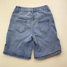 Load image into Gallery viewer, Girls Babe, stretchy denim shorts, elasticated, FUC, size 4-5,  