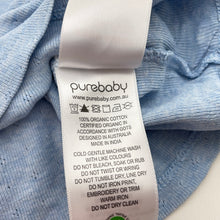 Load image into Gallery viewer, Girls Purebaby, organic cotton pointelle long sleeve top, GUC, size 2,  