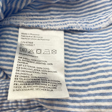 Load image into Gallery viewer, Girls H&amp;M, striped cotton blouse / top, EUC, size 1-2,  