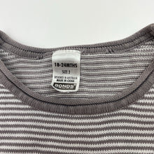 Load image into Gallery viewer, Unisex BONDS, knit cotton long sleeve tee / top, FUC, size 2,  