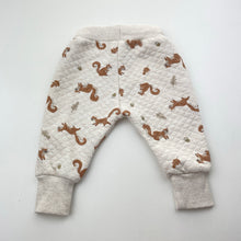 Load image into Gallery viewer, Unisex Dymples, quilted pants / bottoms, elasticated, EUC, size 000,  