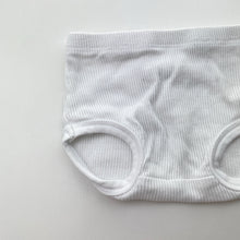 Load image into Gallery viewer, Unisex Baby Berry, ribbed organic cotton nappy cover, EUC, size 0000,  