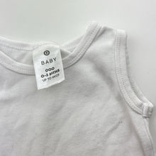 Load image into Gallery viewer, Unisex Target, cotton singletsuit romper, EUC, size 000,  