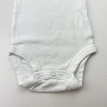 Load image into Gallery viewer, Unisex Carter&#39;s, cotton bodysuit / romper, GUC, size 0000,  