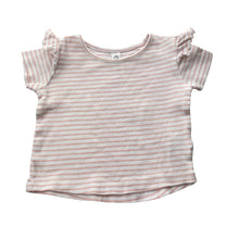 Load image into Gallery viewer, Girls Dymples, ribbed organic cotton blend top, FUC, size 00,  