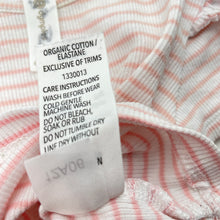 Load image into Gallery viewer, Girls Dymples, ribbed organic cotton blend top, FUC, size 00,  