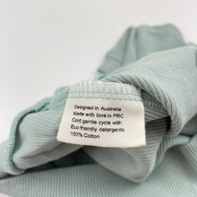 Load image into Gallery viewer, Unisex Tiny Trove, ribbed cotton short sleeve top, EUC, size 0,  