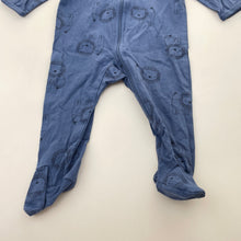 Load image into Gallery viewer, Boys Anko, cotton zip coveral / romper, lions, EUC, size 000,  