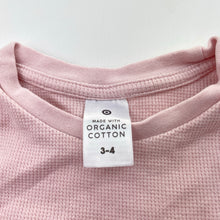 Load image into Gallery viewer, Girls Target, waffle cotton long sleeve top, EUC, size 3-4,  