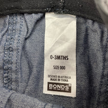 Load image into Gallery viewer, Unisex BONDS, lightweight denim pants / bottoms, FUC, size 000,  