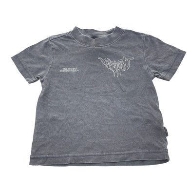 Boys Insight, cotton tee / top (wash fade), FUC, size 2-3,  