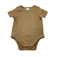 Load image into Gallery viewer, Unisex Target, ribbed organic cotton blend bodysuit / romper, EUC, size 00,  