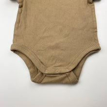 Load image into Gallery viewer, Unisex Target, ribbed organic cotton blend bodysuit / romper, EUC, size 00,  