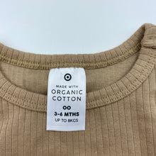 Load image into Gallery viewer, Unisex Target, ribbed organic cotton blend bodysuit / romper, EUC, size 00,  
