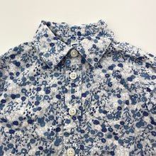 Load image into Gallery viewer, Boys OLD NAVY, floral cotton long sleeve shirt, EUC, size 00,  