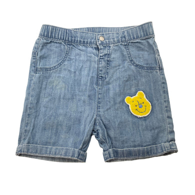 Boys M&S, Disney, Winnie the Pooh, cotton shorts (light marks), FUC, size 2-3,  