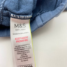 Load image into Gallery viewer, Boys M&amp;S, soft feel casual pants / bottoms, elasticated, GUC, size 00,  