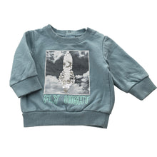 Load image into Gallery viewer, Boys Urb Babies, fleece-lined sweater / jumper, rocket, FUC, size 0,  