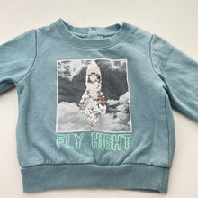 Load image into Gallery viewer, Boys Urb Babies, fleece-lined sweater / jumper, rocket, FUC, size 0,  